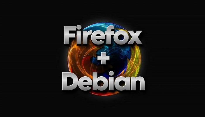 Firefox в Debian фото