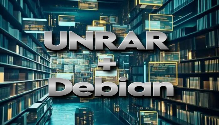 UNRAR на Debian